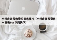 小程序開發(fā)收費(fèi)價目表圖片（小程序開發(fā)費(fèi)用一覽表6or華網(wǎng)天下）