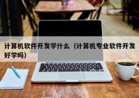 計(jì)算機(jī)軟件開發(fā)學(xué)什么（計(jì)算機(jī)專業(yè)軟件開發(fā)好學(xué)嗎）